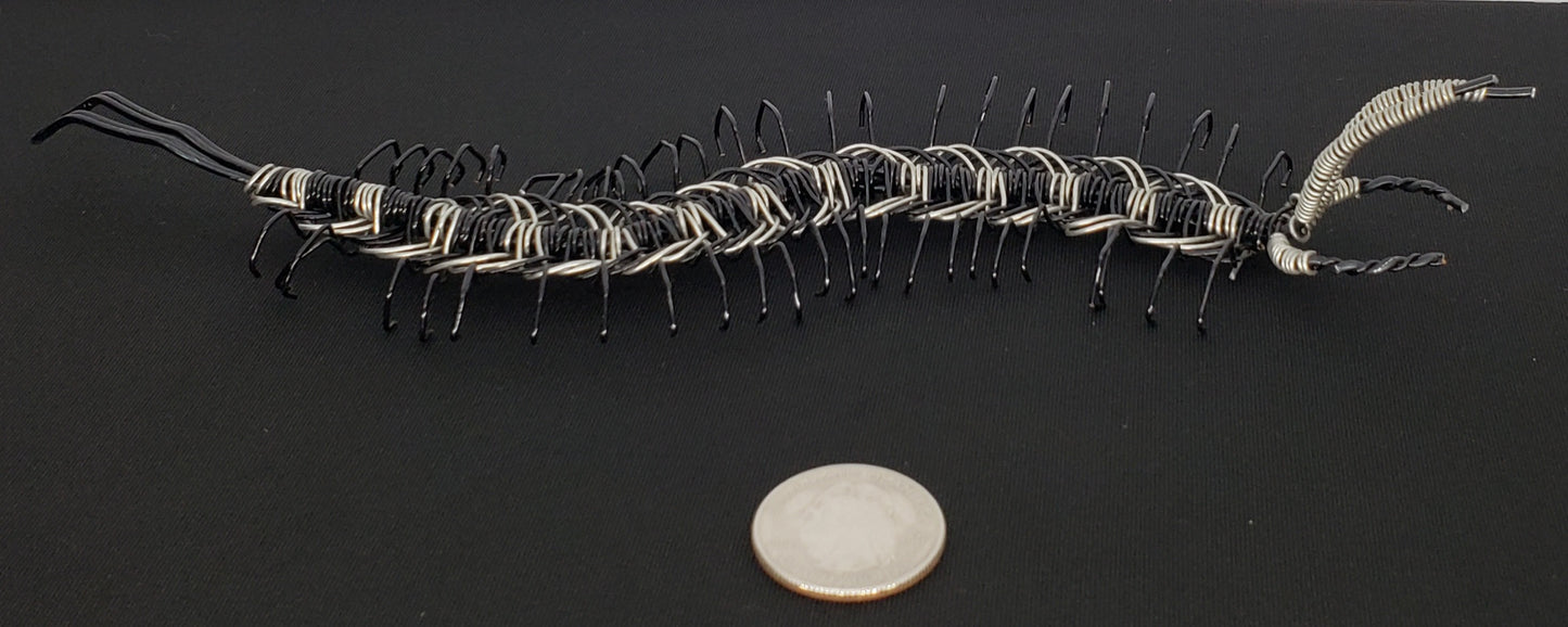 Centipede - Silver/Black