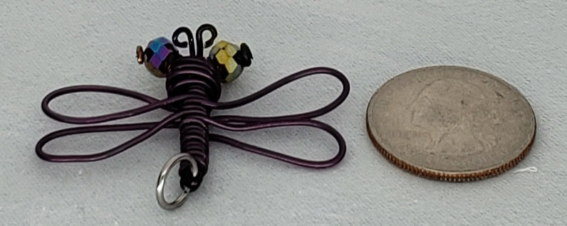 Dragonfly Pendant - Black