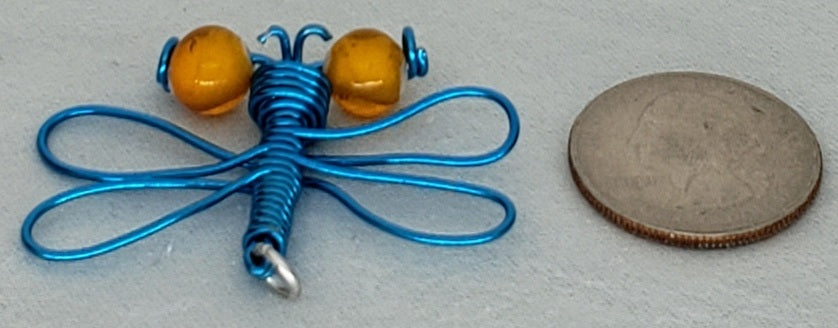 Dragonfly Pendant - Blue