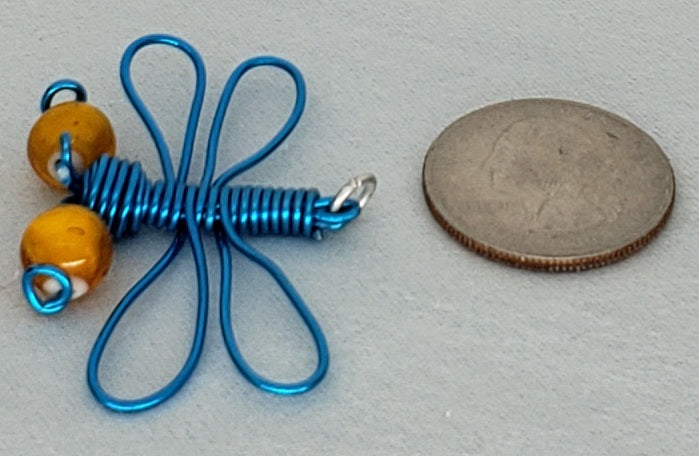 Dragonfly Pendant - Blue