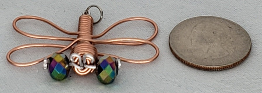 Dragonfly Pendant - Gold/Silver