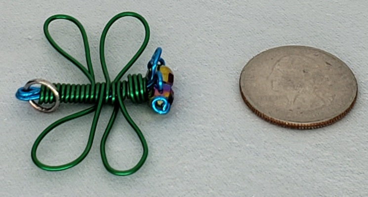 Dragonfly Pendant - Green