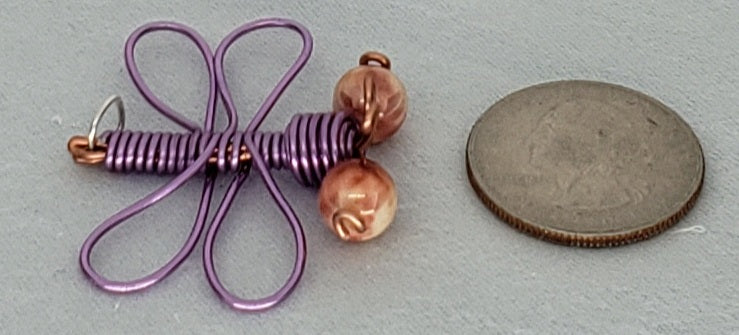 Dragonfly Pendant - Light Purple