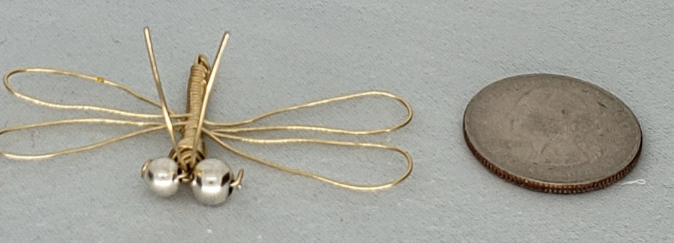 Dragonfly - Small - Gold