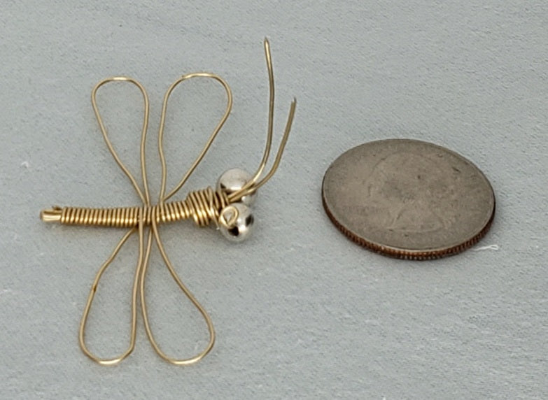 Dragonfly - Small - Gold