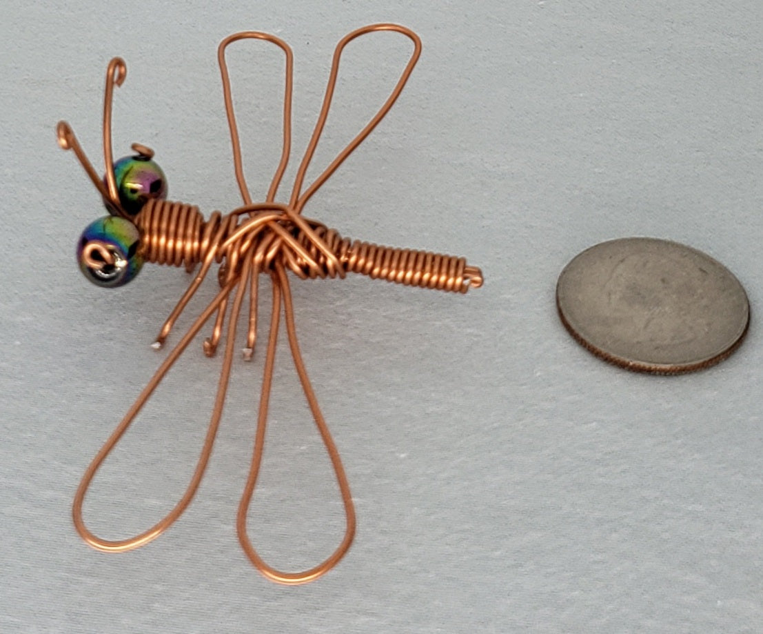 Dragonfly - Medium - w/Legs - Copper #1