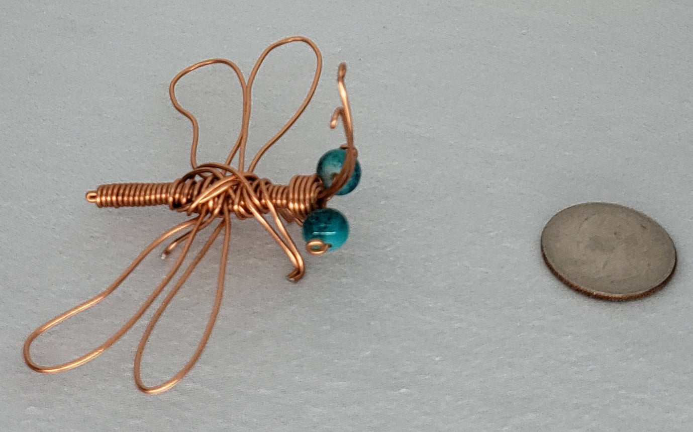 Dragonfly - Medium - w/Legs - Copper #2