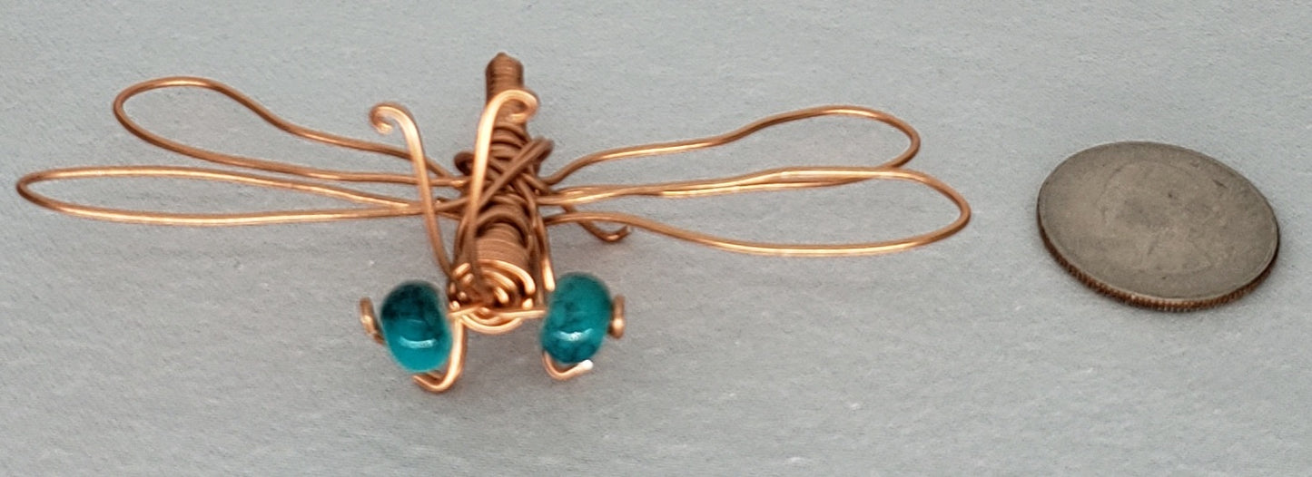 Dragonfly - Medium - w/Legs - Copper #2