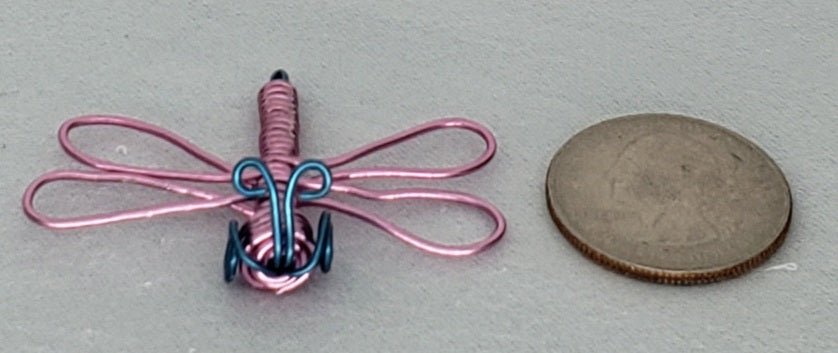 Dragonfly - Small - Pink/Blue