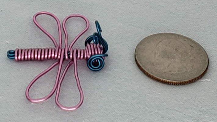 Dragonfly - Small - Pink/Blue