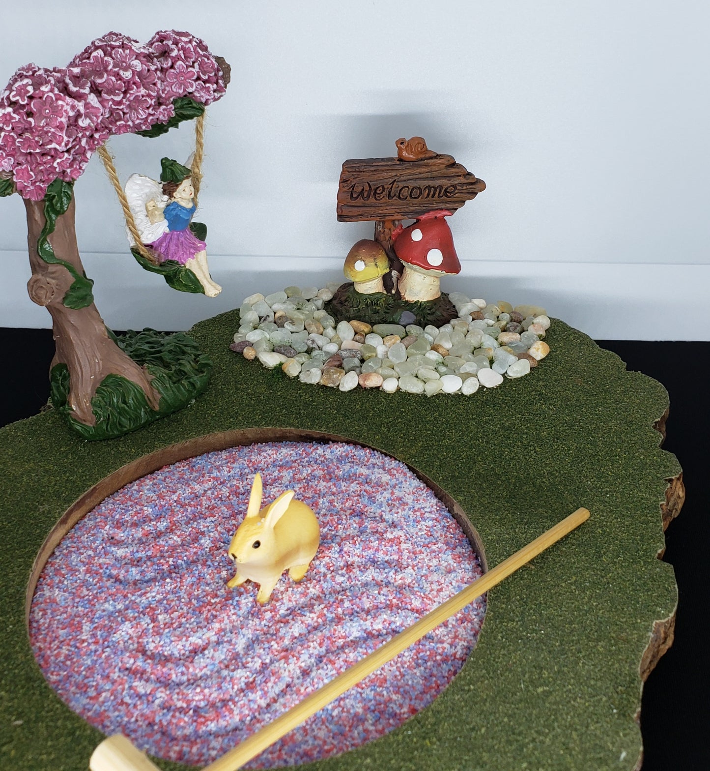 Centerpiece - Zen Garden / Fairy Garden- Peaceful Day