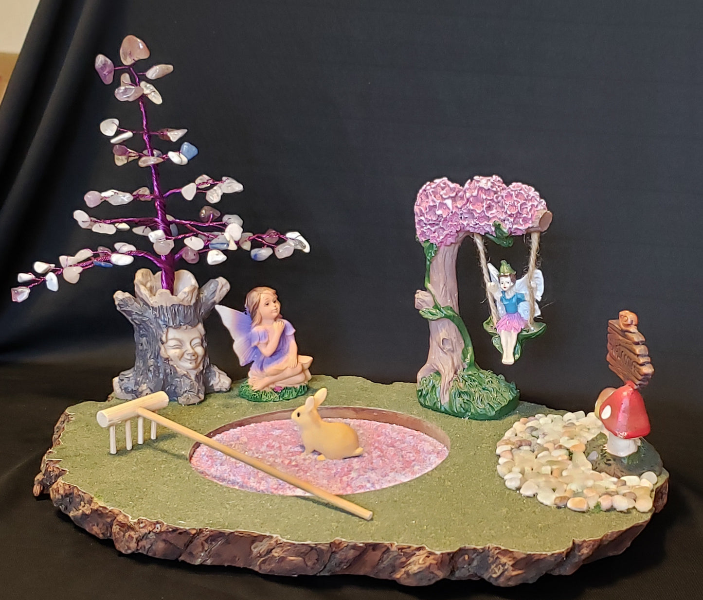 Centerpiece - Zen Garden / Fairy Garden- Peaceful Day