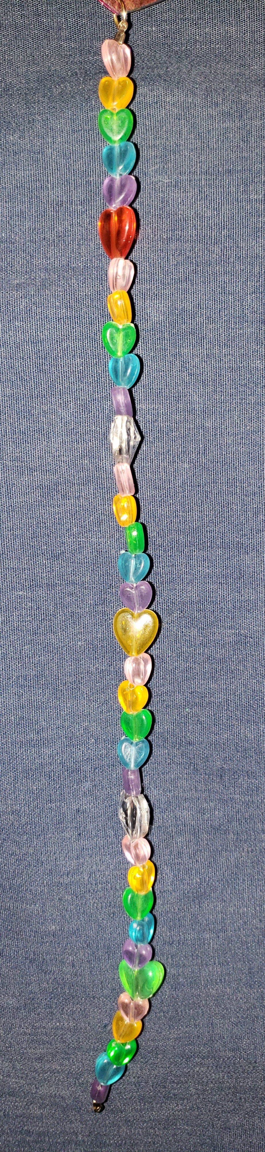 Rainbow Wind Spinner - Heart #2