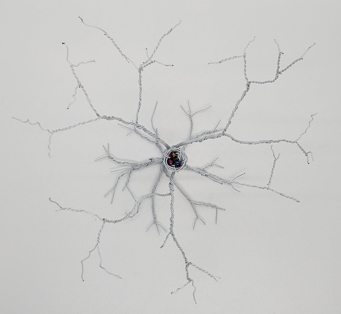 "Winter's Beauty" - White Wire Tree