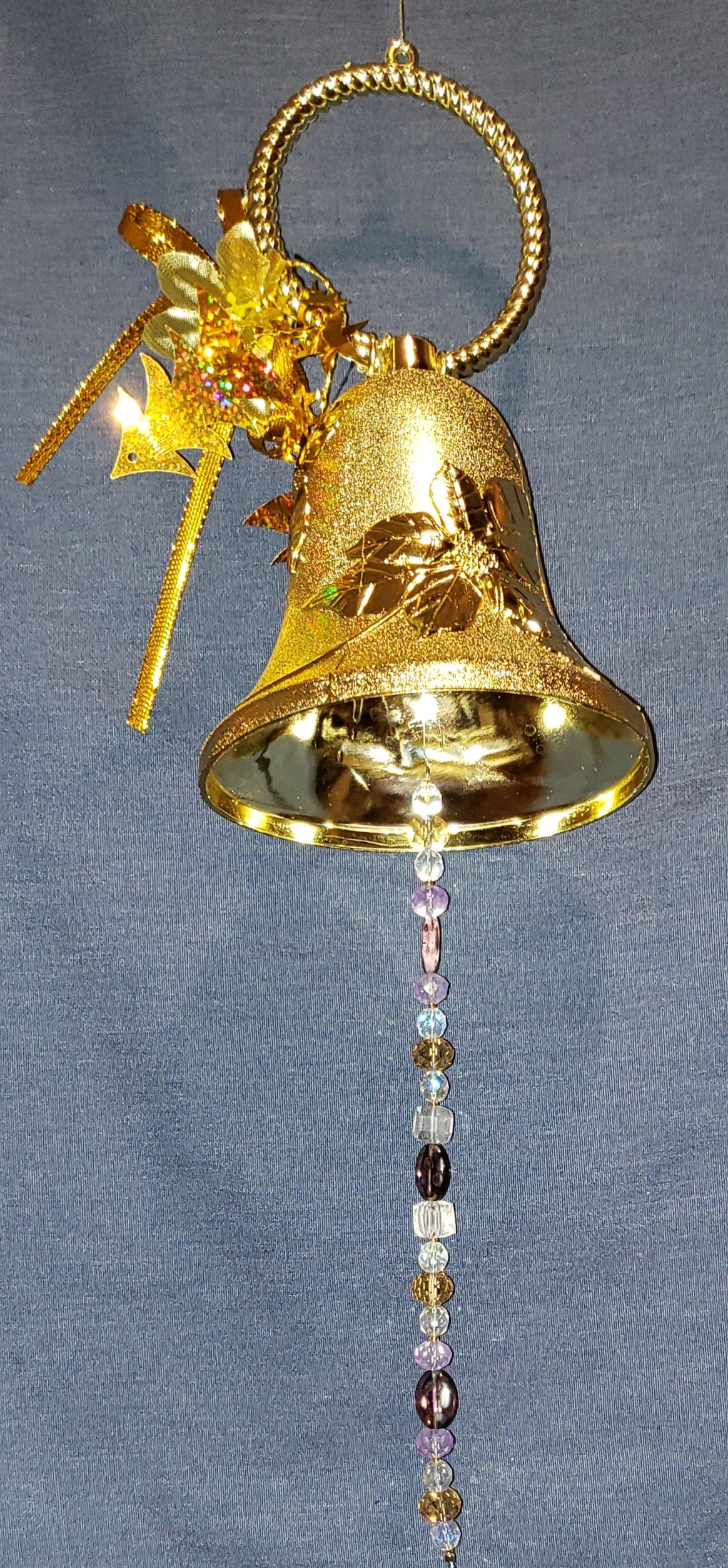 Xmas Spinner - Gold Bell - #1