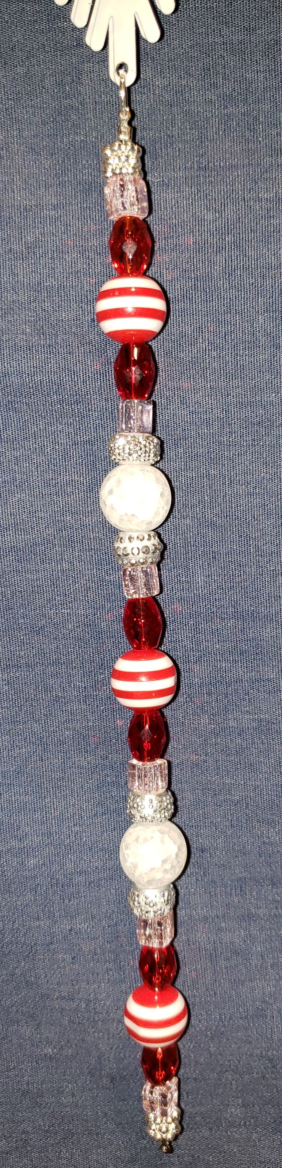 Xmas Spinner - White Snowflake #1