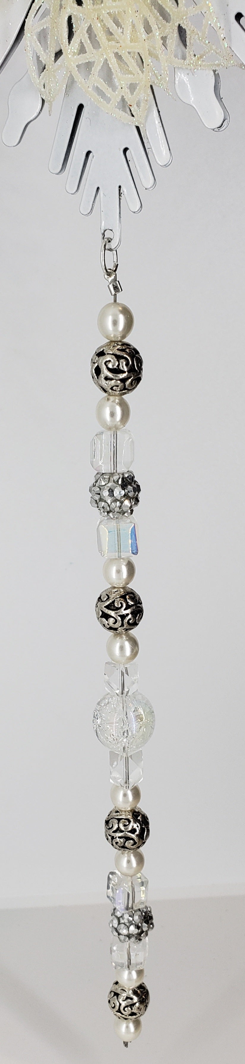 Xmas Spinner - White Snowflake #3
