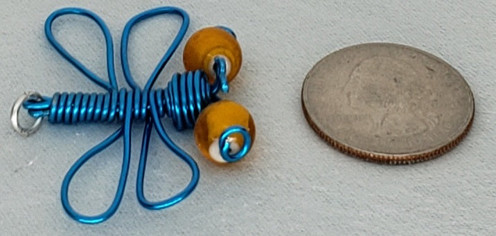 Dragonfly Pendant - Blue