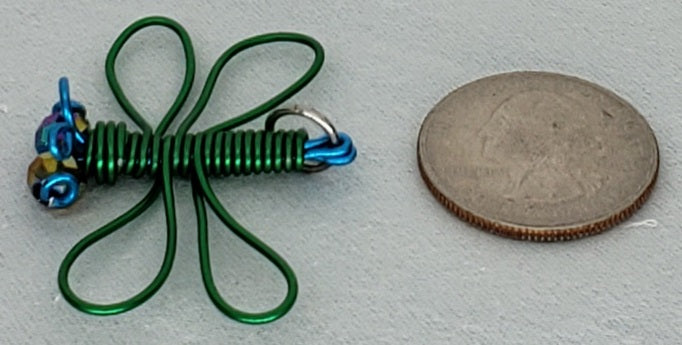 Dragonfly Pendant - Green