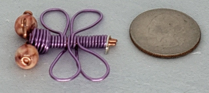 Dragonfly Pendant - Light Purple