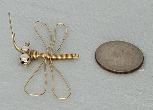 Dragonfly - Small - Gold