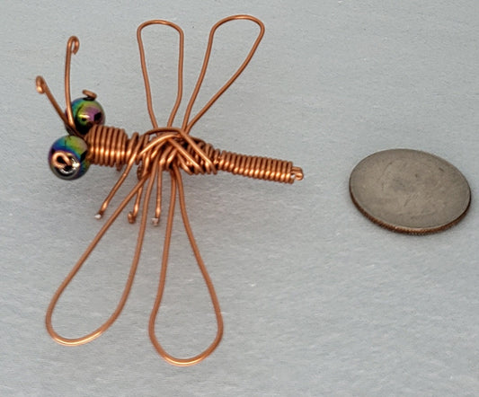 Dragonfly - Medium - w/Legs - Copper #1