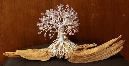 Cherry Tree on Driftwood