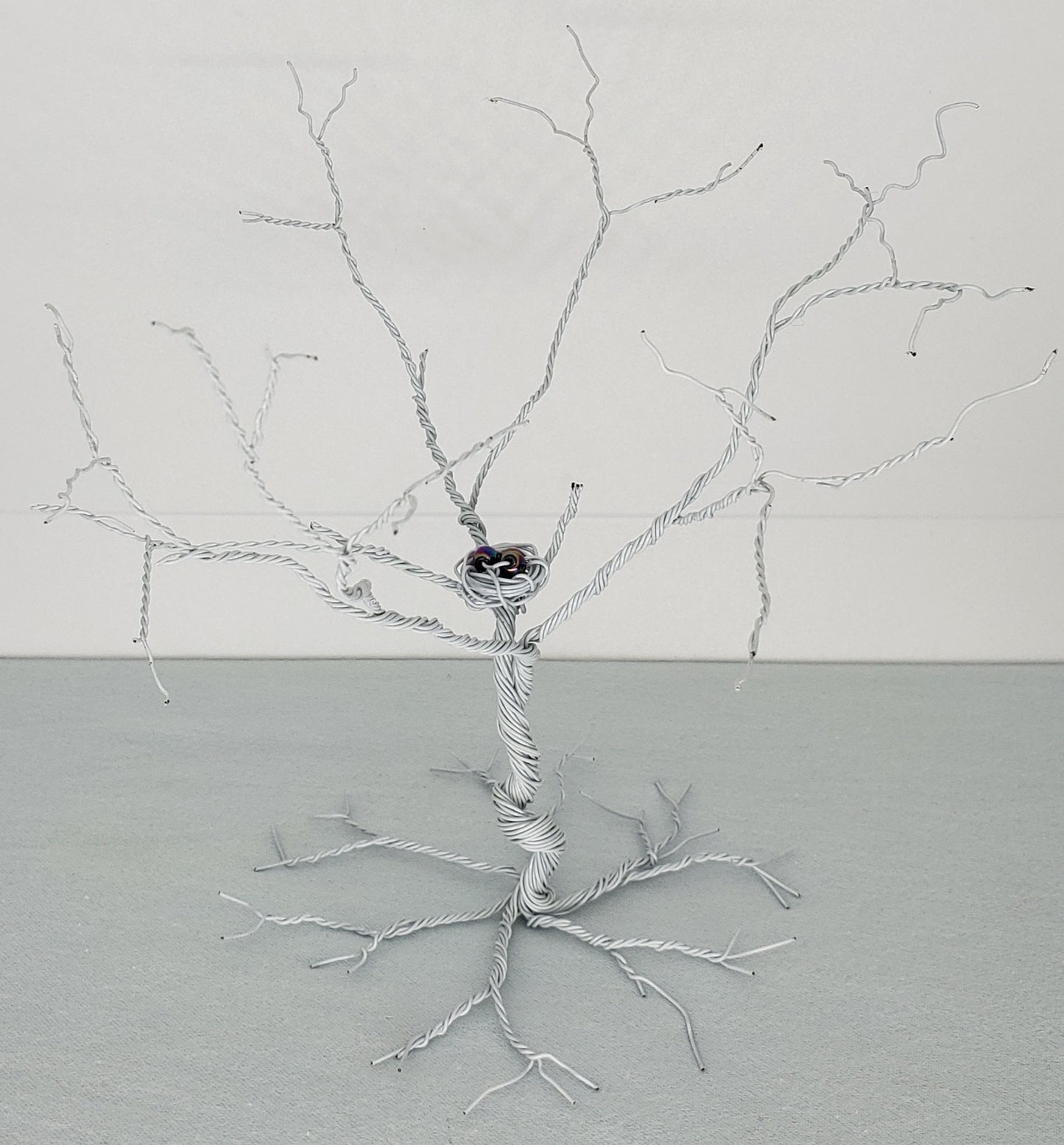 "Winter's Beauty" - White Wire Tree