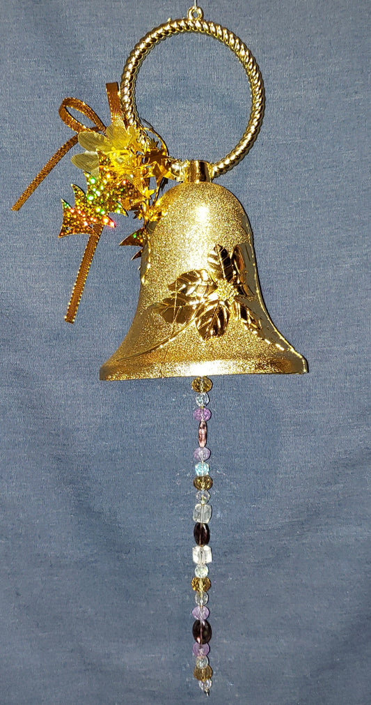Xmas Spinner - Gold Bell - #1