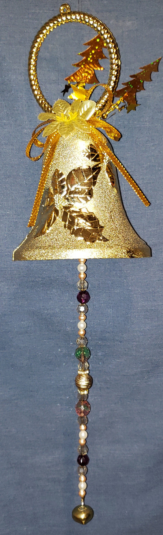Xmas Spinner - Gold Bell - #2