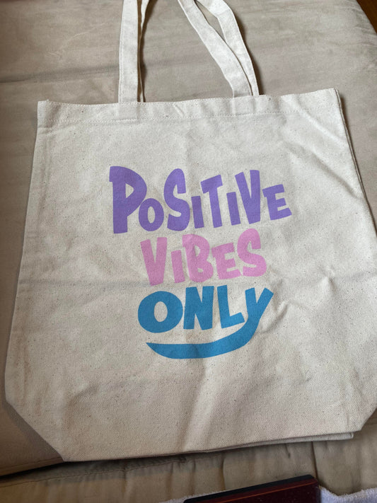 Bag - Positive Vibes Canvas